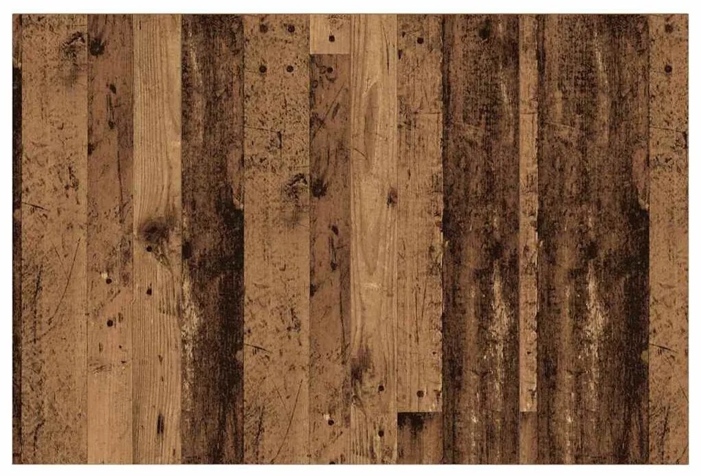 Fejtámla Szekrénnyel fiókkal fejtámlával 3 pcs Öreg fa Faanyag