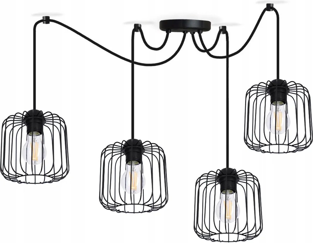 Mennyezeti Függőlámpa Drót Pók Led Csillár