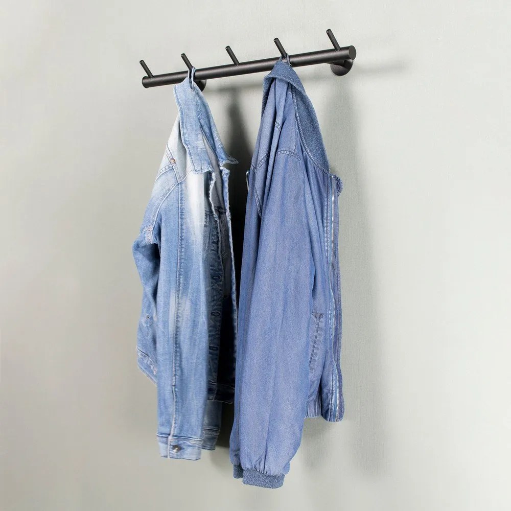 Fekete fém fali fogas Odin – Spinder Design