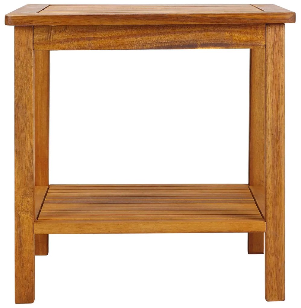 WASHINGTON fa tárolóasztal, 45x45x45cm, barna Casaria