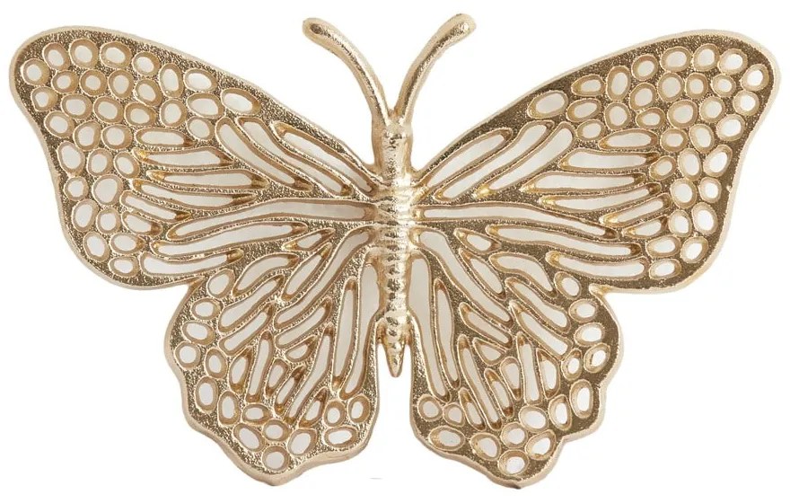 Fém fali dekoráció 26x16 cm Butterfly – Light &amp; Living