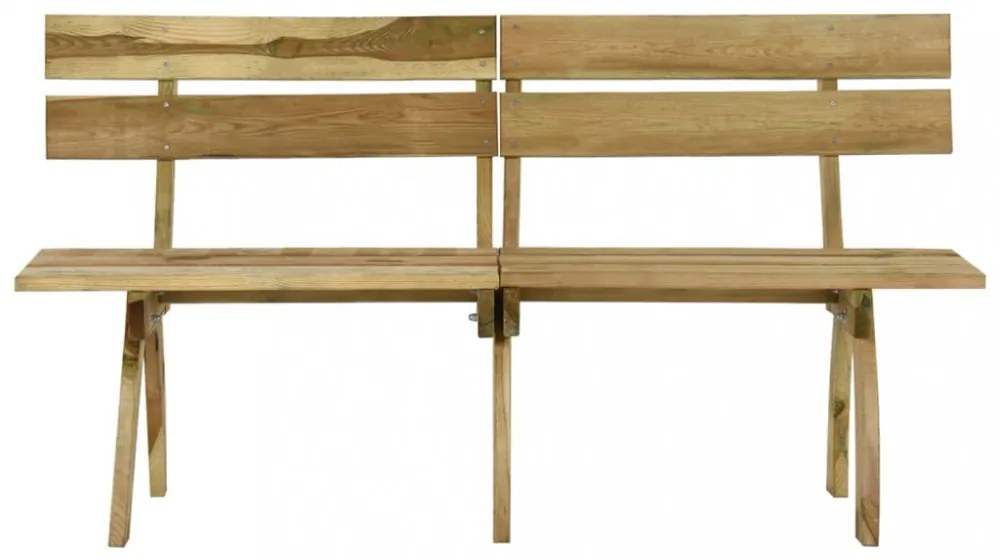 impregnált fenyőfa kerti pad 160 cm