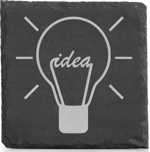 Kő alátét x4 Bögre gravírozás Izzó Ötlet