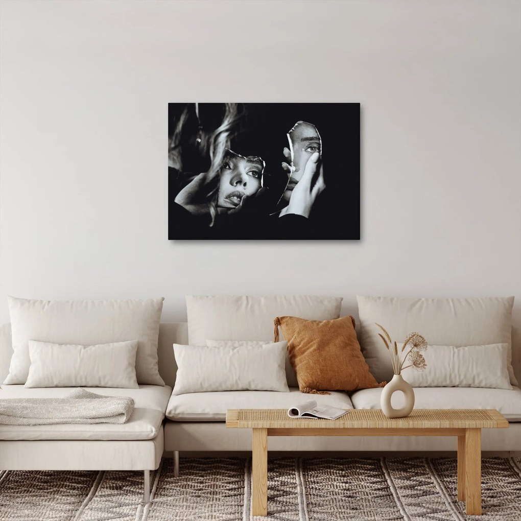 Kép - Tükörbe nézve (70x50 cm)