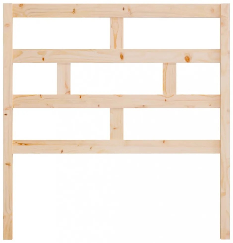 tömör fenyőfa ágyfejtámla 96 x 4 x 100 cm