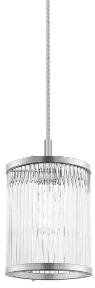 Zuma Line P0528-01F-F4AC - Csillár zsinóron SERGIO 1xE14/40W/230V króm