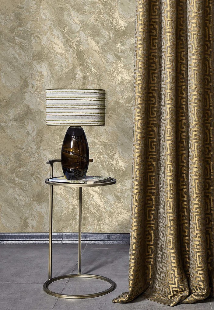 Holden Decor Essence Calacatta Bead bézs márvány mintás fémhatású vlies tapéta – 99373