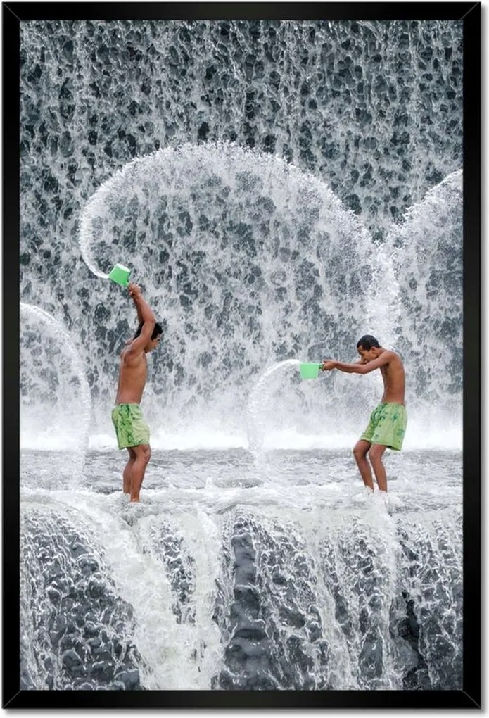 Poszterek keretben 40x60 Vízesés Tájképek