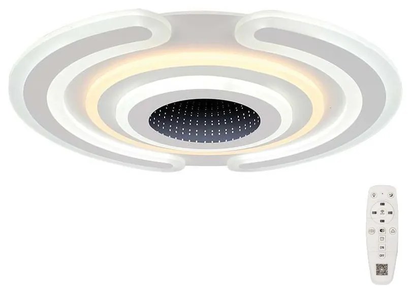 V-Tac LED Dimmelhető mennyezeti lámpa LED/95W/230V 3000-6500K + távirányító VT1557