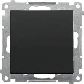 Egypólusú kapcsoló matt fekete Simon 55 TW1.01/149 Kontakt-Simon