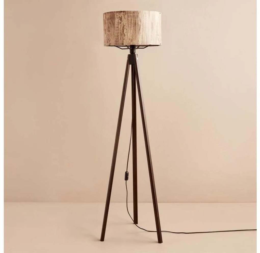 Állólámpa AYD 1xE27/40W/230V barna