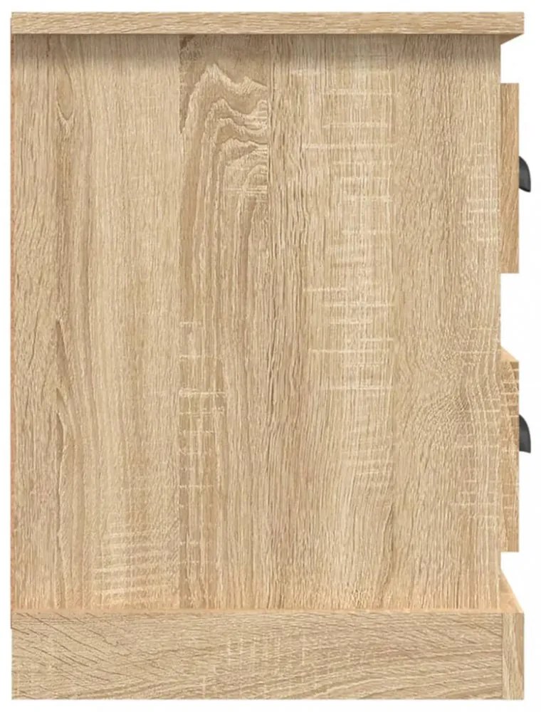 sonoma tölgy színű szerelt fa fali TV-szekrény 102x35,5x47,5 cm
