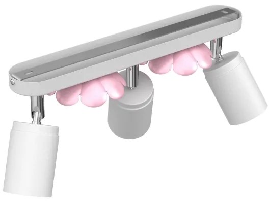 Spotlámpa FLOWER 3xGU10/8W/230V fehér