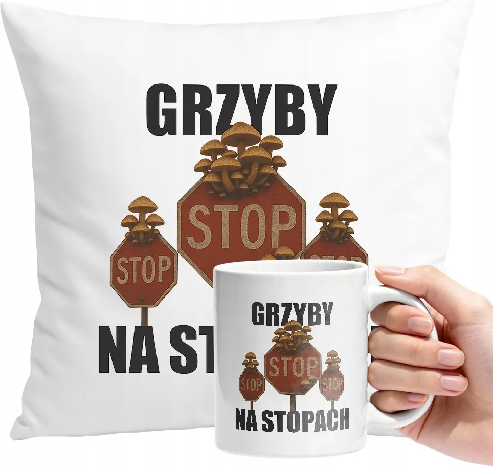 Bögre Szett Párna Vicces Ajándék Gomba A Lábon Ajándék Szöveg