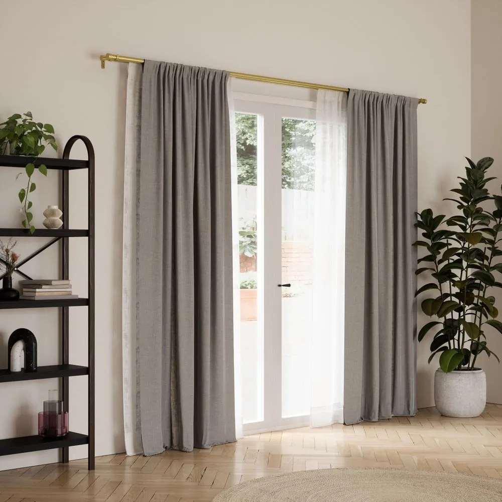 Acél bővíthető-dupla függönykarnis 91 - 168 cm Cappa – Umbra