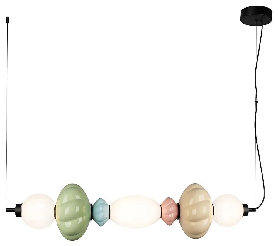 LED Csillár zsinóron ASCOLI LED/24W/230V színes