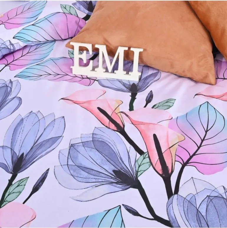 EMI Veronica flanel ágyneműhuzat, A standard egyszemélyes ágy szett tartalma: 1x 140x200 + 1x 70x90