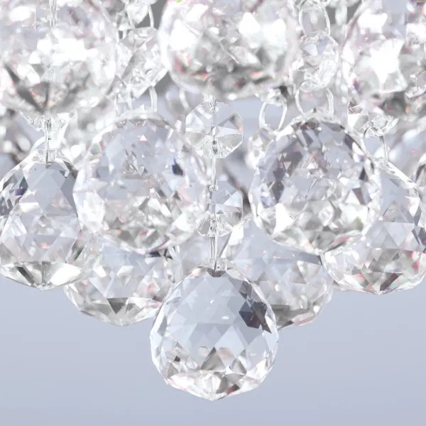 Orion DLU 2378/4/38-Kristály mennyezeti lámpa GLORIA 4xG9/40W/230V átm. 38 cm króm