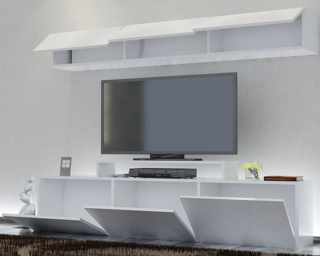 TV szekrény Line - White