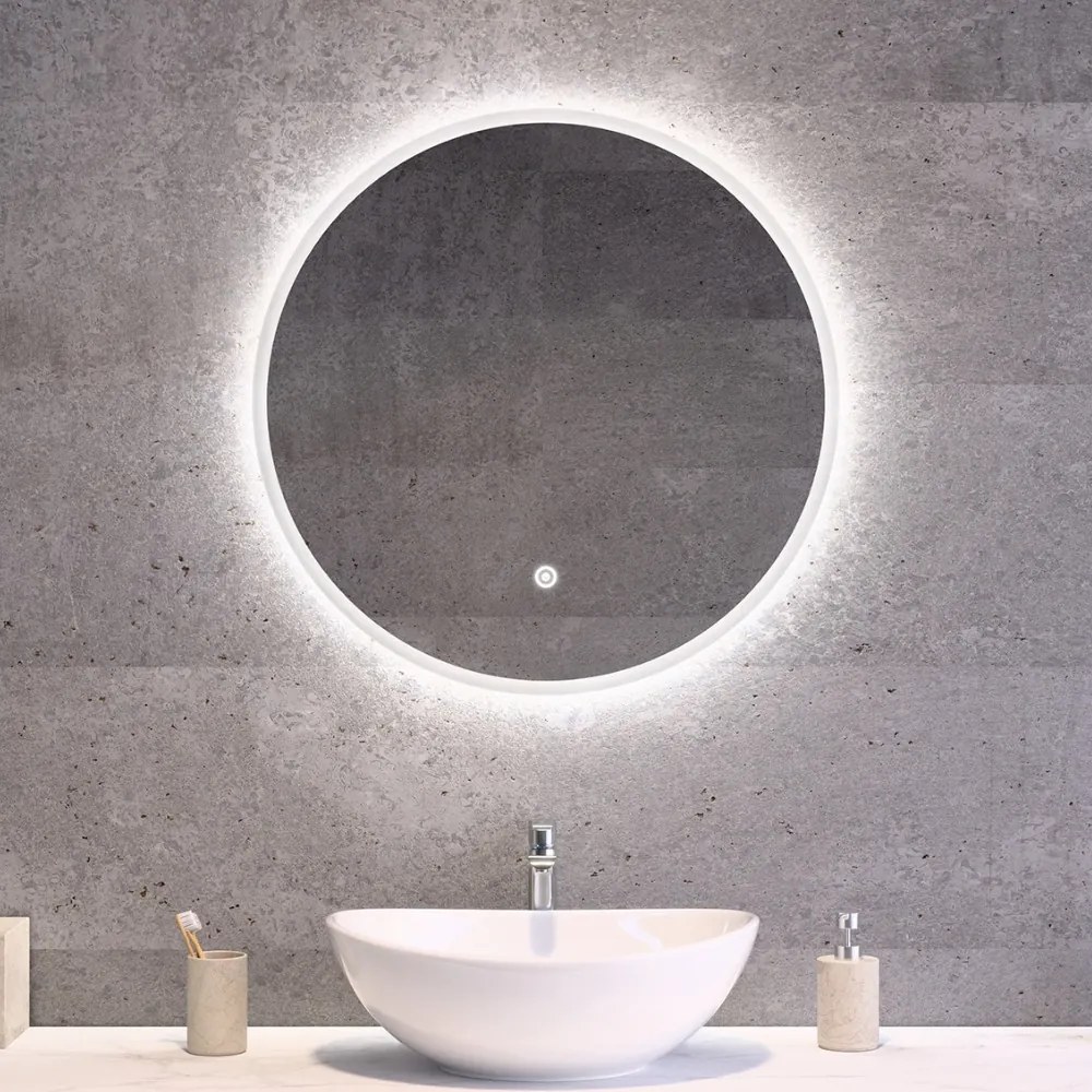 Kerek Led tükör Ø60cm Welland Alpha | Fényerő + színhőfok állítás