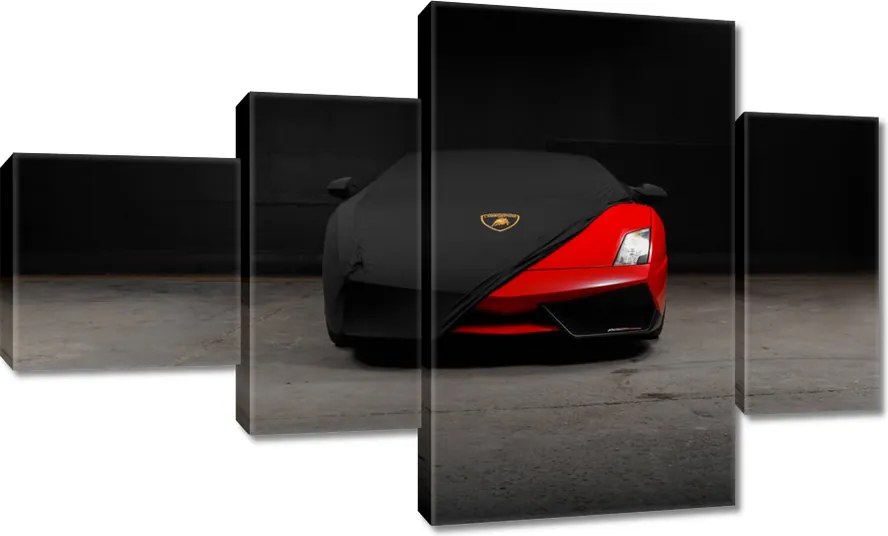 Vászonkép 130x80 Piros szuperautó