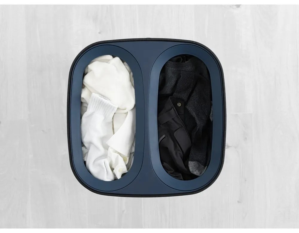 Antracitszürke textil szennyeskosár 2x30 l Tota – Joseph Joseph