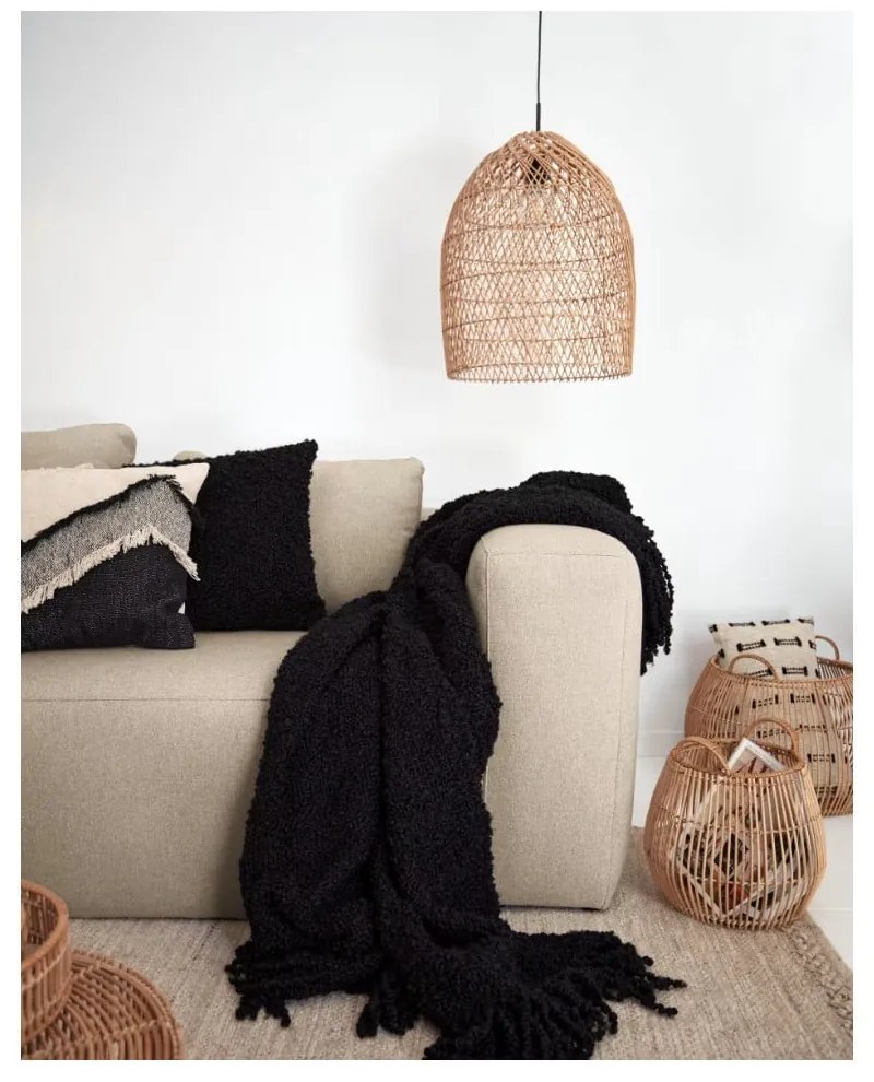 Natúr színű rattan lámpabúra ø 44 cm Domitila – Kave Home
