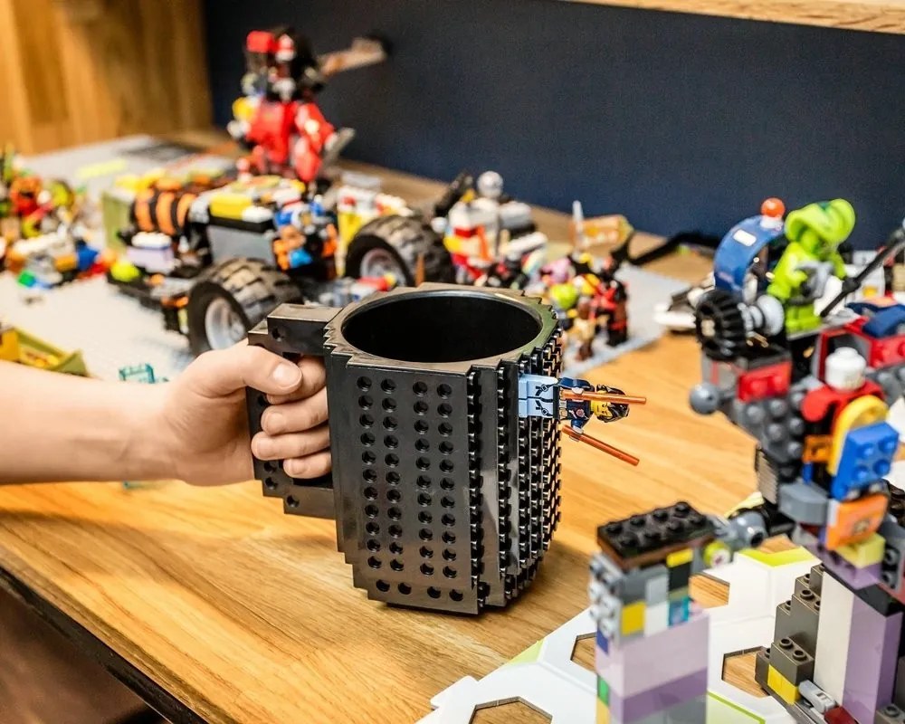 LEGO Bögre fekete 350 ml
