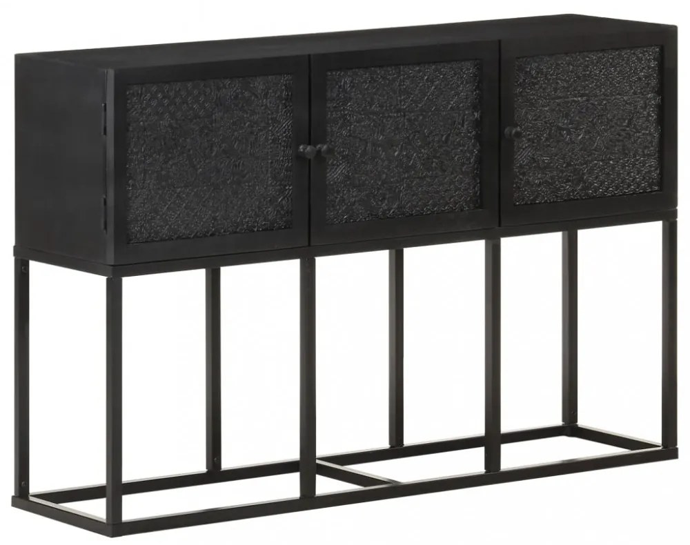 tömör mangófa tálalószekrény 115 x 30 x 76 cm