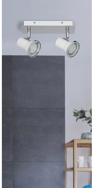 Rabalux 5498 - LED Fürdőszobai spotlámpa STEVE 2xGU10/4,5W/230V