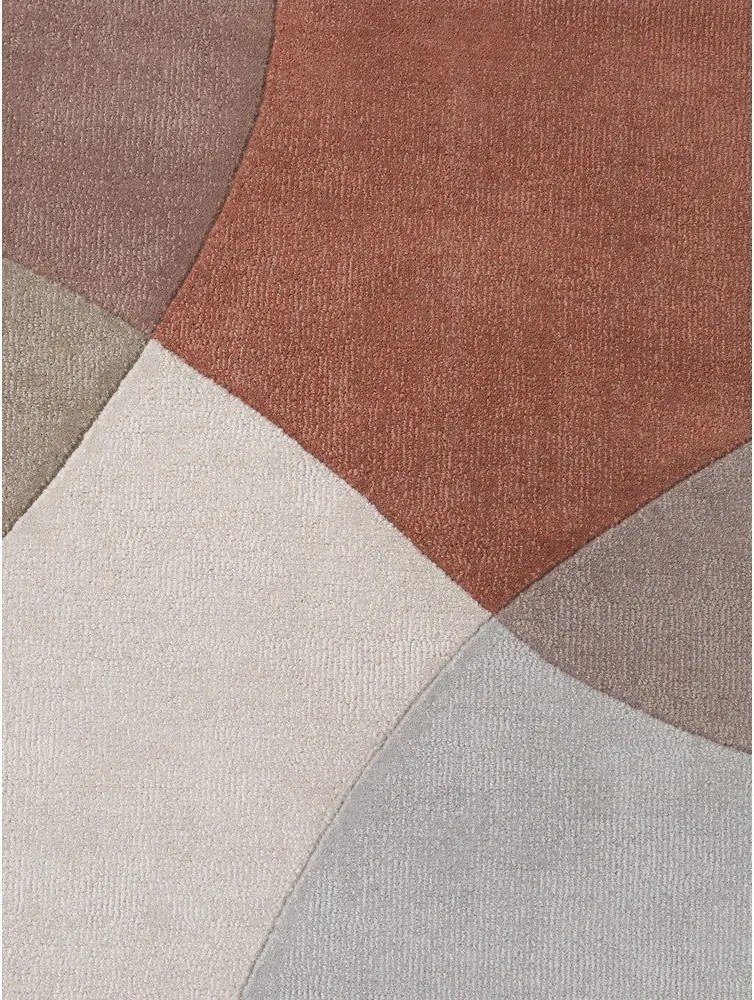 Bézs kézi szövésű gyapjú kerek szőnyeg ø 160 cm Hackney Clarissa – Ted Baker