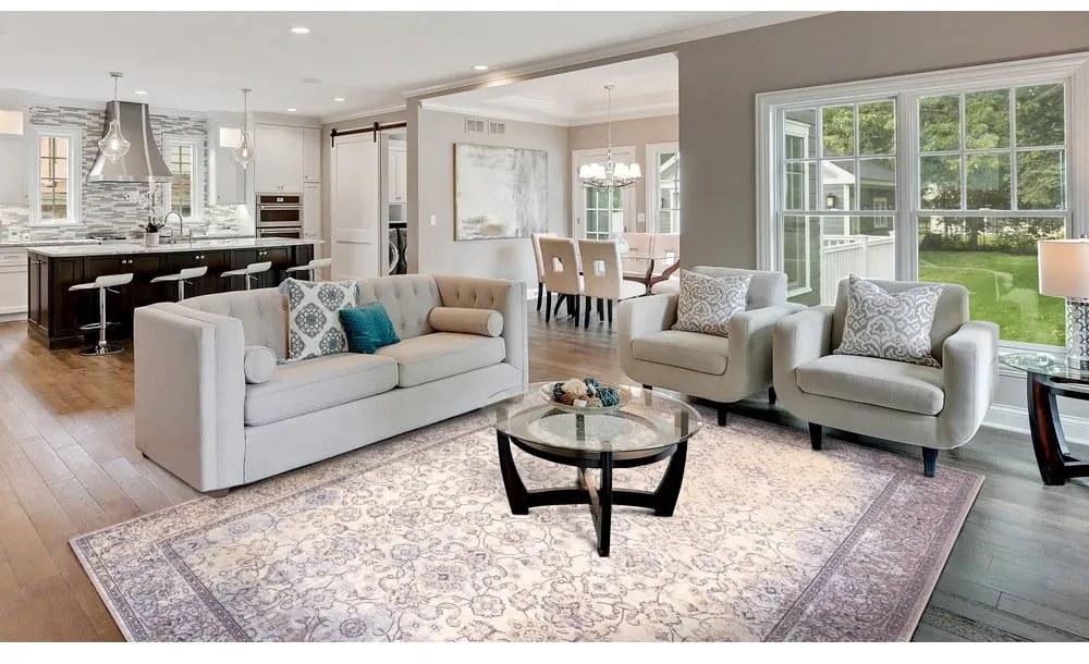 Krémszínű gyapjú szőnyeg 200x300 cm Jennifer – Agnella