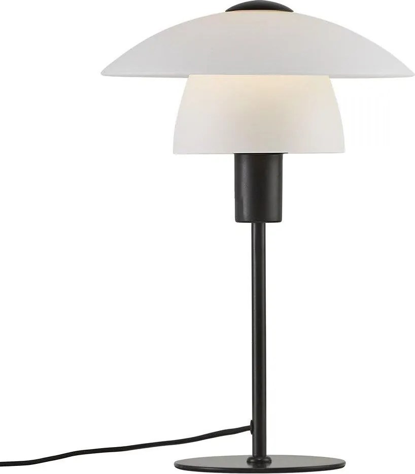 Nordlux modern asztali lámpa verona fehér fekete nor2010875001