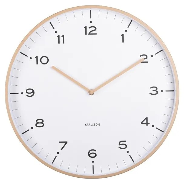Karlsson 6011SB design falióra bézs, átmérő 40 cm