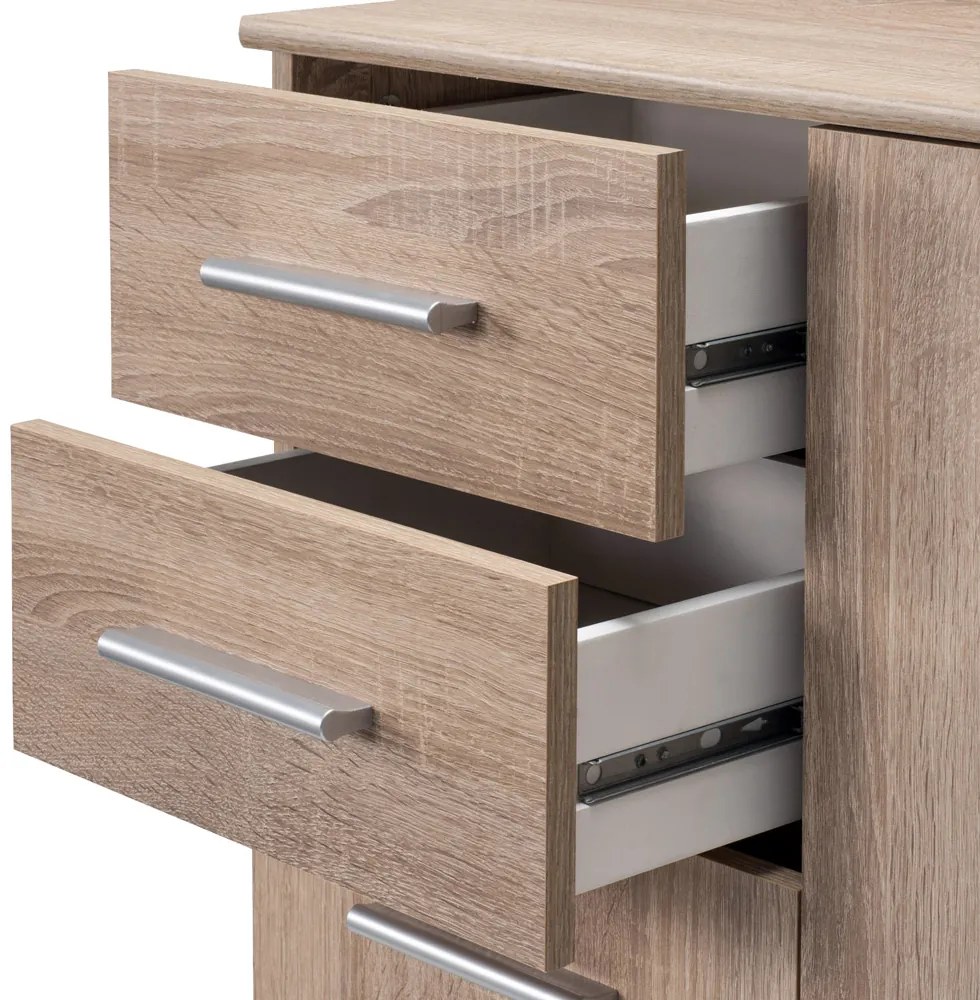 Casaria® Alba komód - tölgy