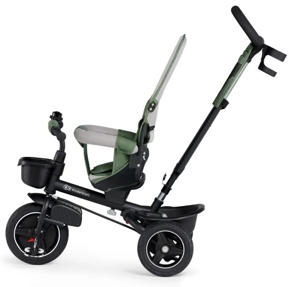 KINDERKRAFT SELECT - Gyermek tricikli SPINSTEP Premium zöld