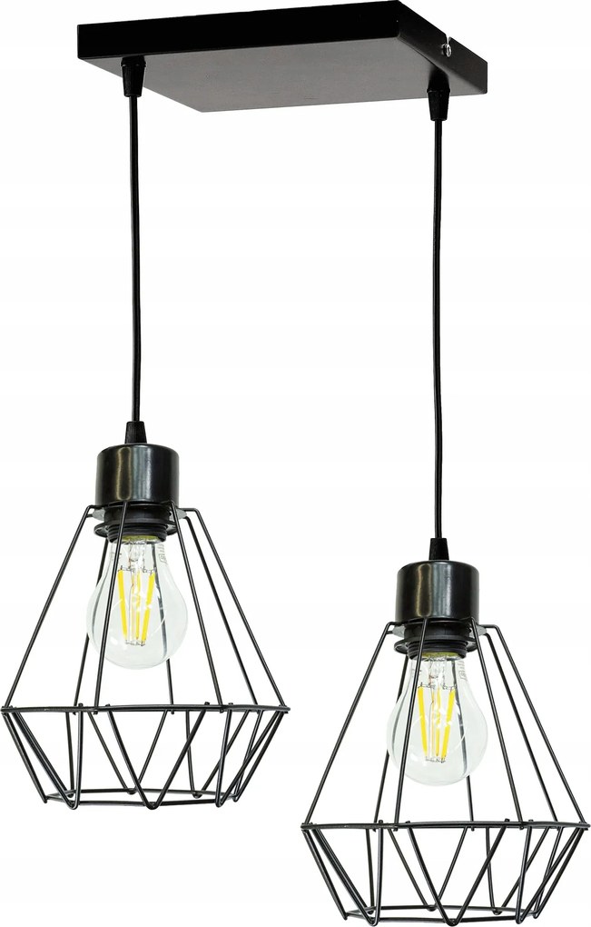 Mennyezeti függőlámpa Csillár Túlnyúlás gyémánt drót