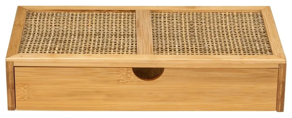 Allegre bambusz fürdőszobai rendszerező, 28 x 6 cm - Wenko