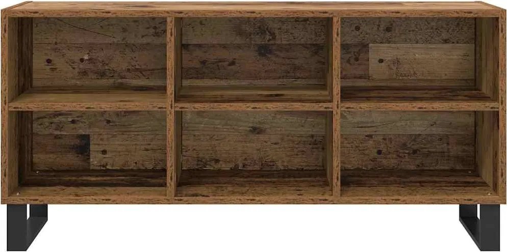 vidaXL TV szekrény Öreg fa 103,5 x 30 x 50 cm Faanyag