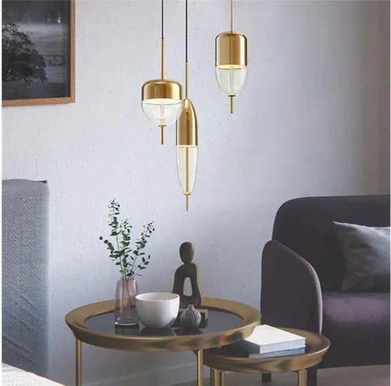 MORETTI MO5465 DROP Egyágú Függesztett Lámpa Fém LED IP20