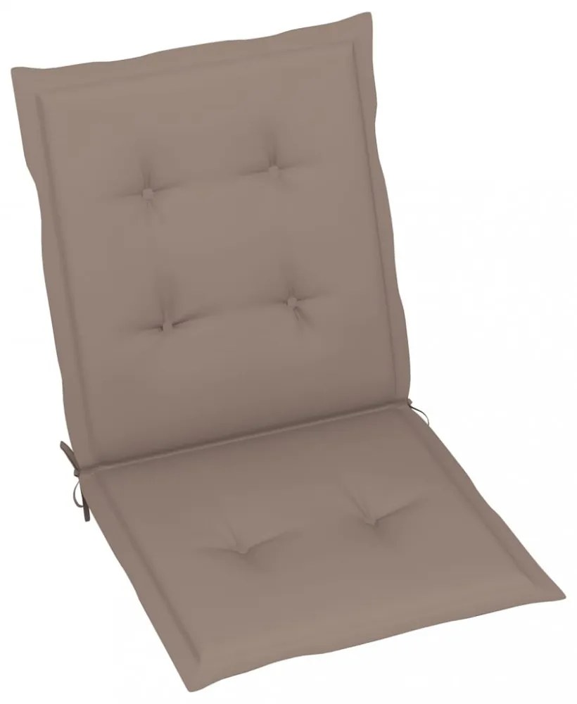 6 db tópszínű oxford szövet háttámlás székpárna 100x50x3 cm