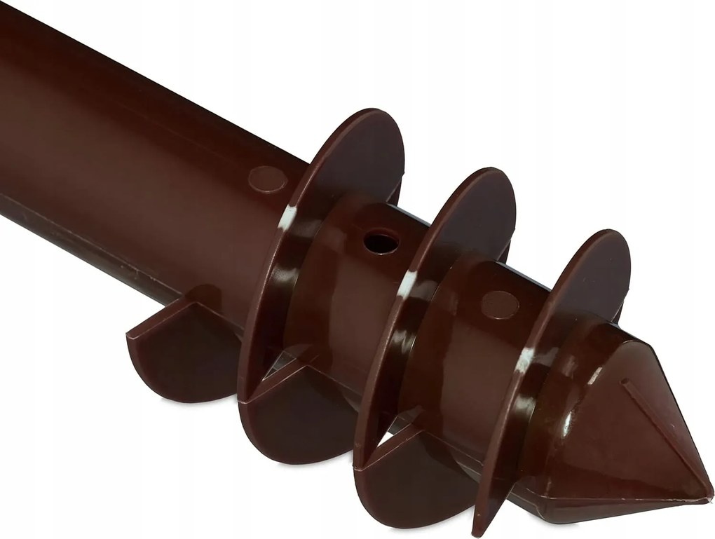 Relaxdays Esernyőtartó, Műanyag, 37,5x23,5 x7,5 cm, Barna