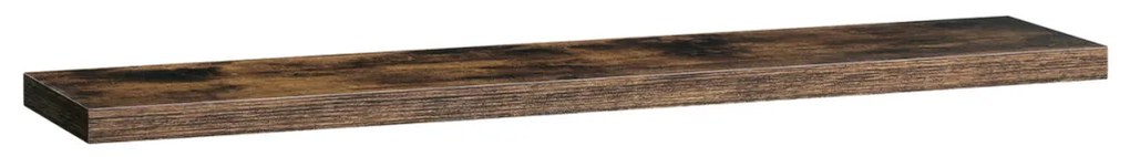 Polička nástěnná 120 cm, MDF, dekor staré dřevo, baleno v ochranné fólii