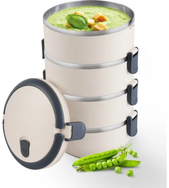 Lamart - Termo ételhordozó 2,4 l bézs