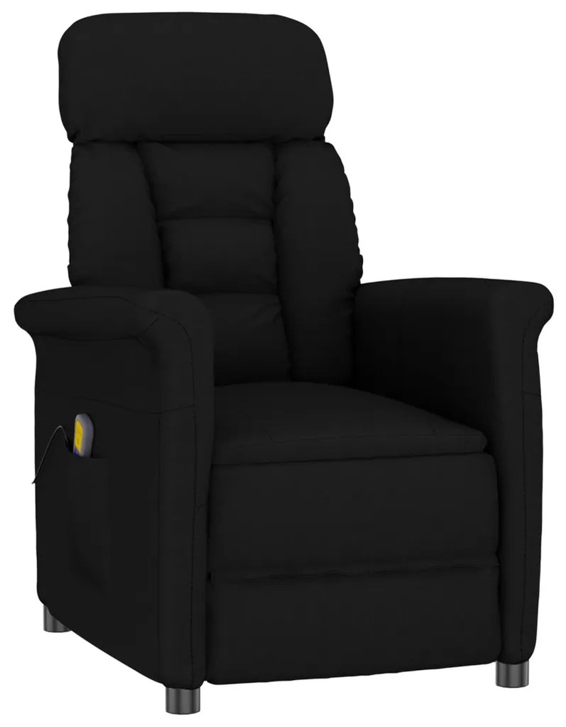 Masszázsszék párnával Fekete 70.5 x 96.5 x 95 cm Műbőr