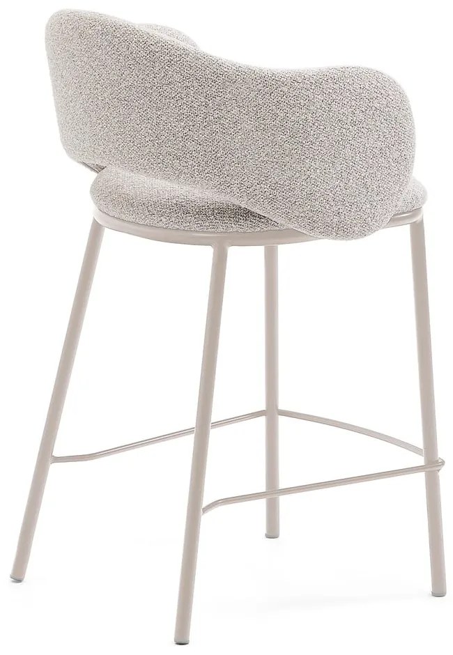 Elefántcsont színű bárszék (ülésmagasság 65 cm) Maina – Kave Home