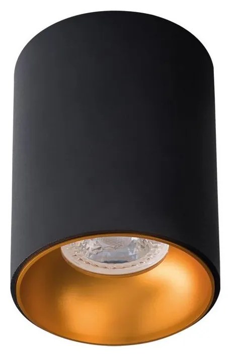 Kanlux 27571 - Spotlámpa RITI 1xGU10/10W/230V fekete/arany