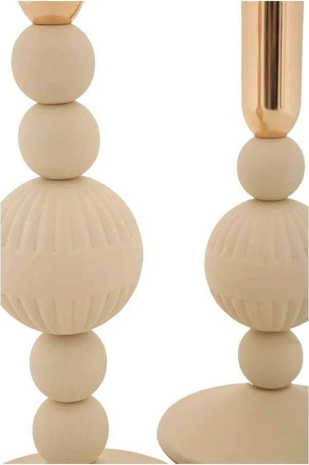 Fém gyertyatartó készlet 2 db-os Aster – Mauro Ferretti