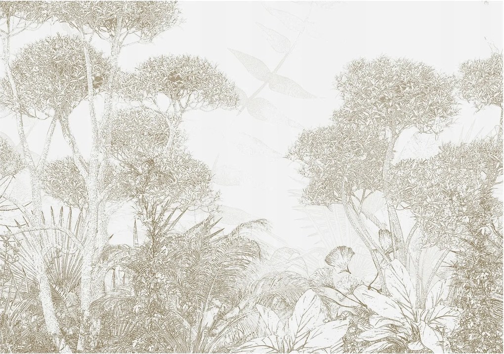 Fotótapéta Flizelin Design Divatos Trópusi növényzet 312x219