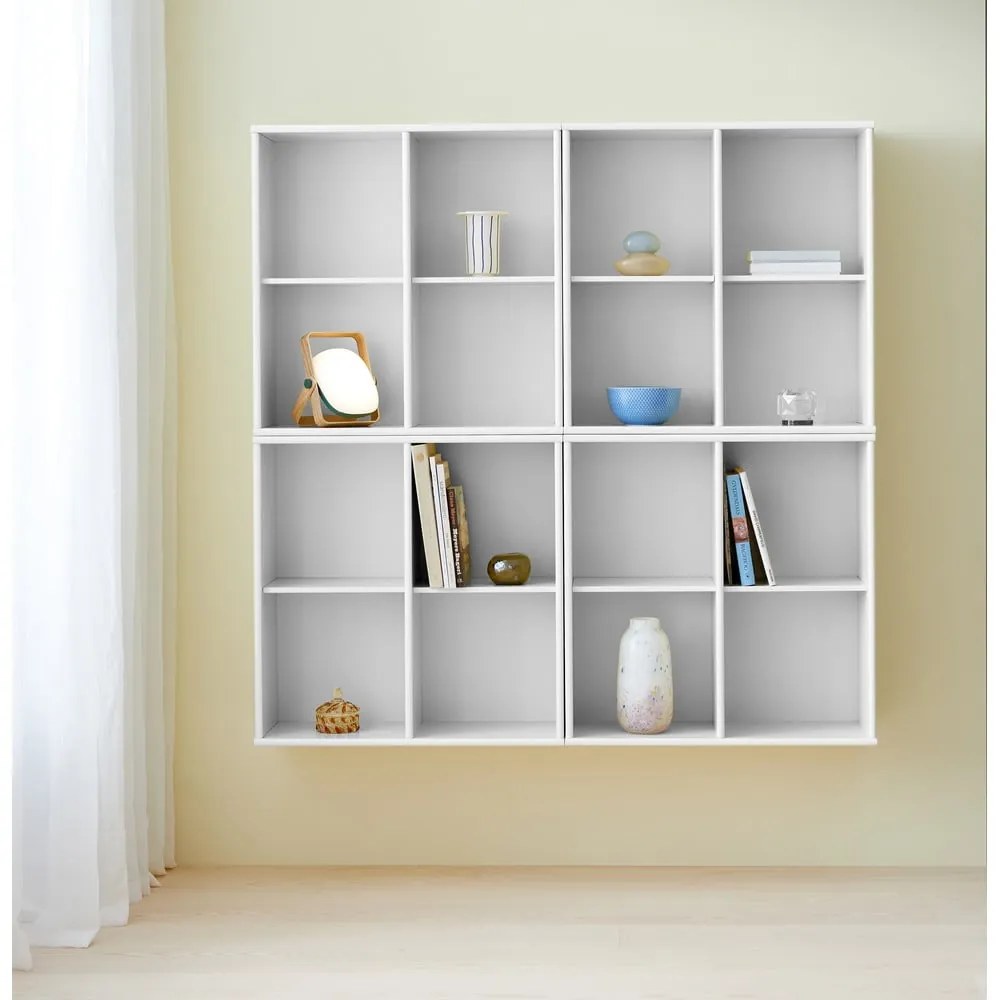 Fehér függő könyvespolc 70x70 cm Mistral – Hammel Furniture